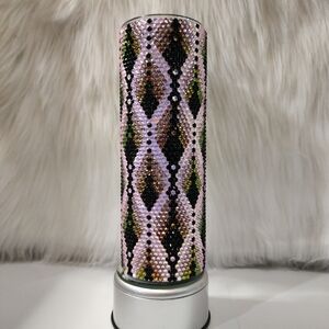 BRAND NEW DOUBLE WALL STAINLESS STEEL RHINESTONE TUMBLER 20OZ